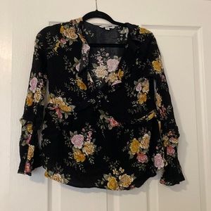 Floral long sleeve shirt
